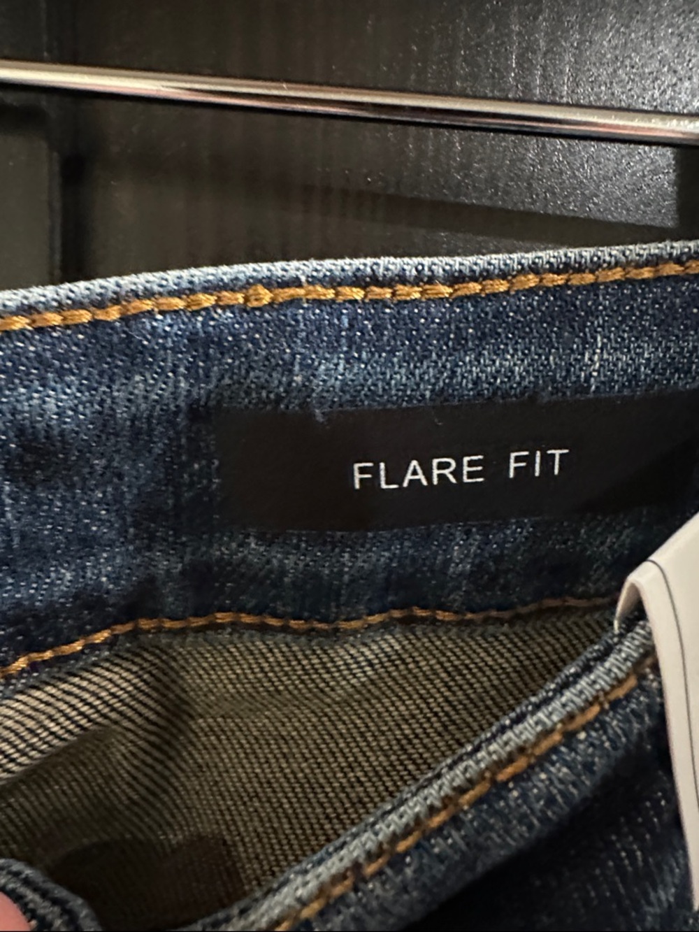 Judy Blue Dark Blue Flare Jeans with Swirl Stud Detail - Picture 4 of 15